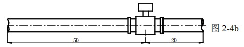 分體式電磁流量計直管段安裝位置圖